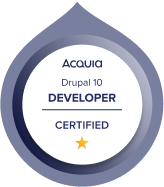 Acquia Certified Developer - Drupal 10 Badge