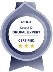 Acquia Drupal Expert - Drupal 10 Badge