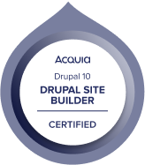 Acquia Certified Site Builder - Drupal 10 Badge