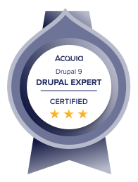 Acquia Drupal Expert - Drupal 9 Badge