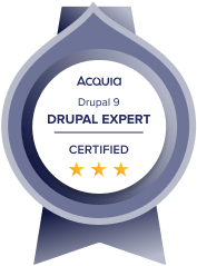 Acquia Drupal Expert - Drupal 9 Badge